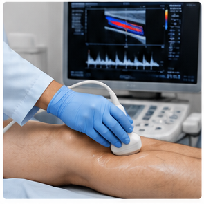 Vascular ultrasound exam